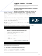 Unidad 1. Recurso 2. Operaciones de Notación Científica.