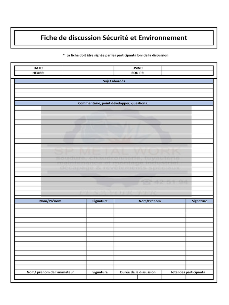 Fiche de Discussion | PDF