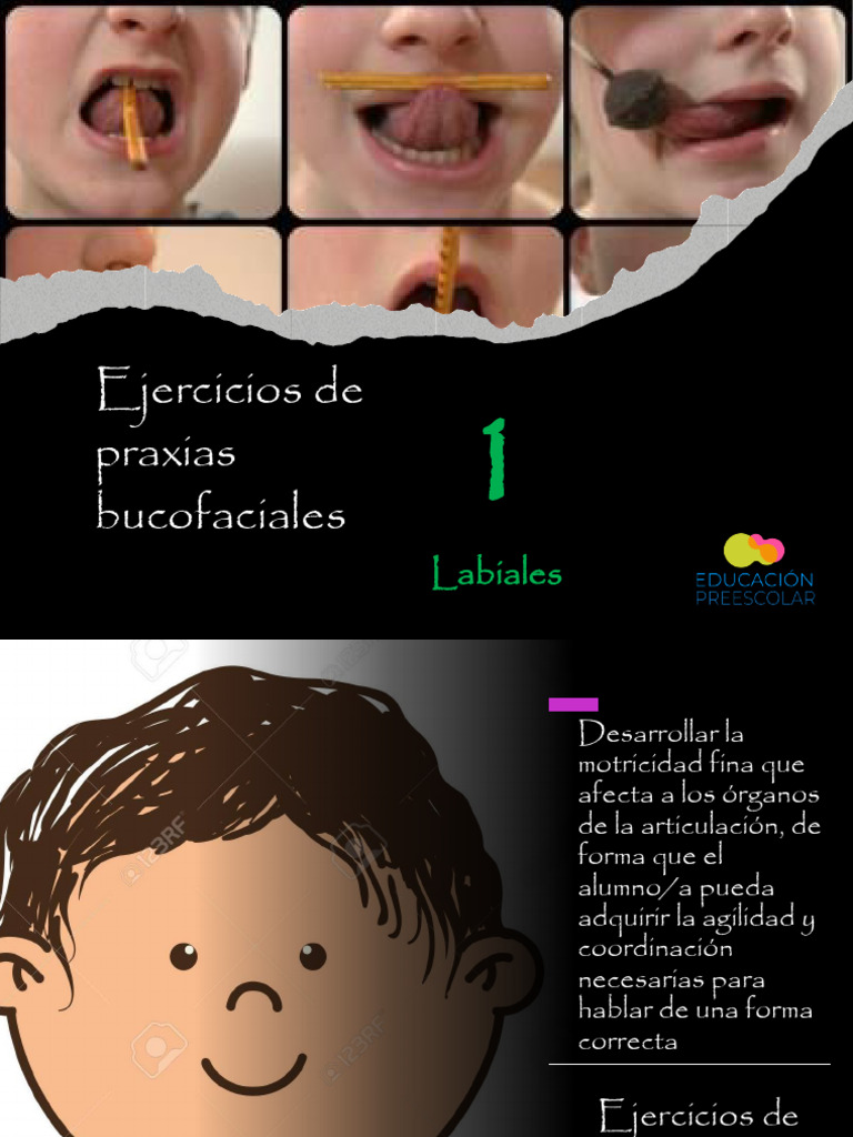 Ejercicios Labiales Bucofaciales | PDF
