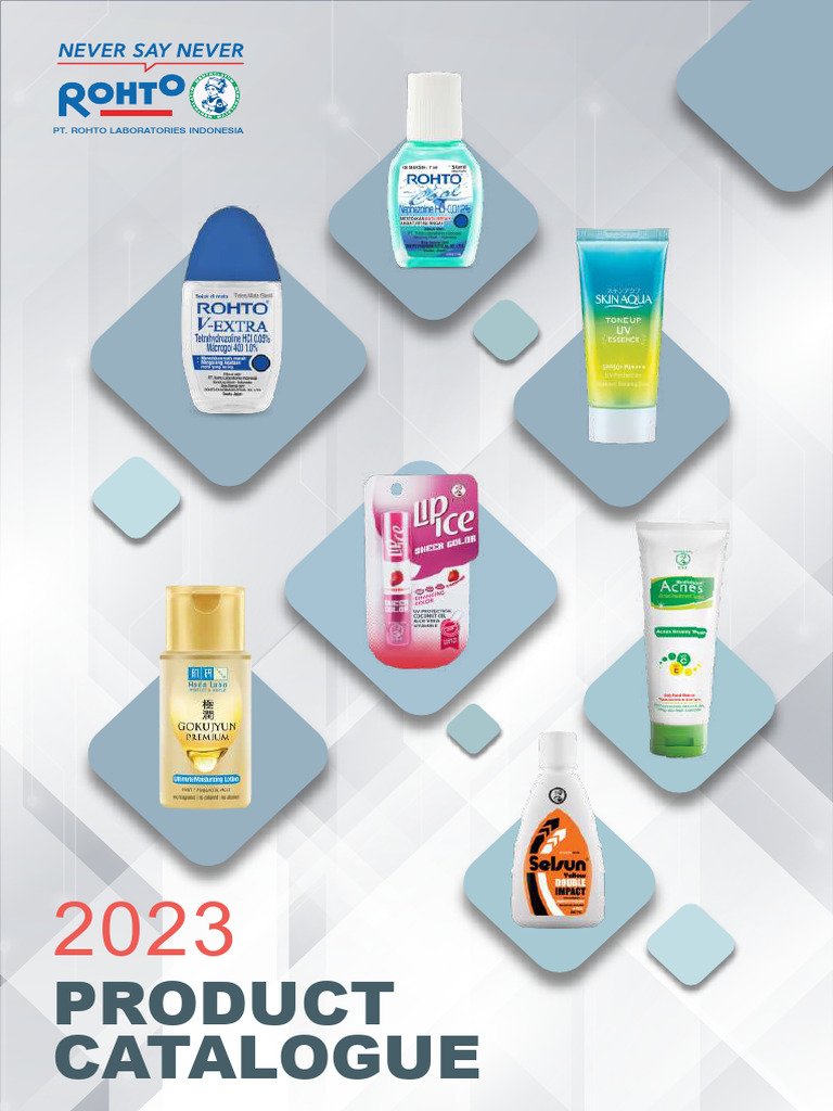 Katalog Produk Perawatan Kulit Rohto 2023 | PDF