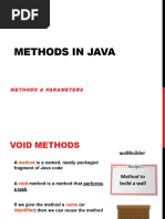 Methods and Paramenters