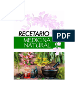 RECETARIO MEDICINA NATURAL