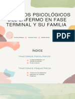 Aspectos Psicológicos Del Enfermo en Fase Terminal y Su Familia