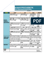 Rubrica Producto Académico Final (PF)