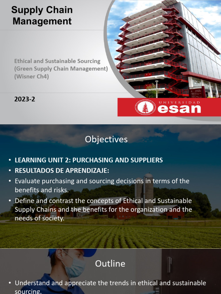 Week 7.1 Ethical and Sustainable Sourcing | PDF | Sustainability