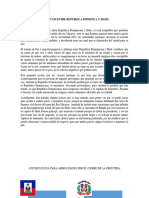 Conflicto Entre Republica Dominica y Haiti