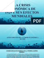 La Crisis Económica de 1929 y Sus Efectos Legales