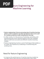 Feature Engineering For Machine Learning