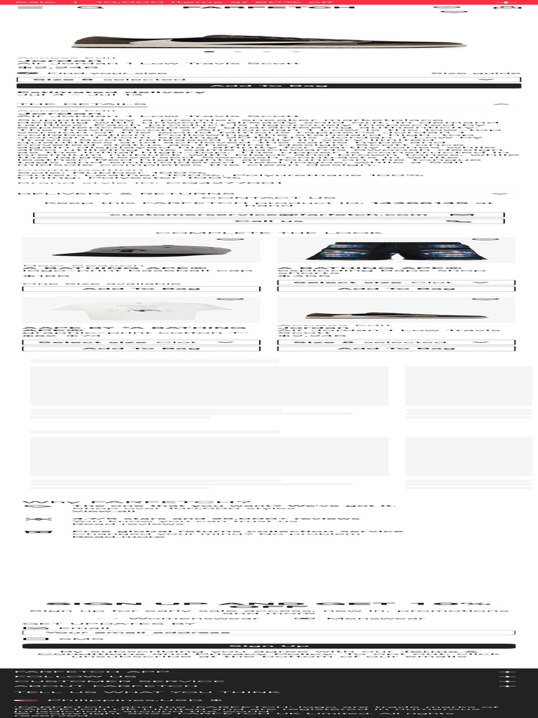 travis scott jordan 1 farfetch