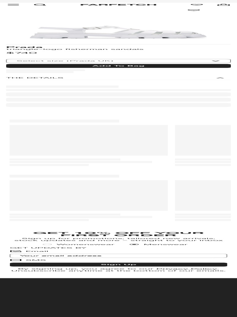 Prada TriangleLogo Fisherman Sandals Farfetch PDF