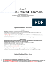 Group 5: Substance-Related Disorders