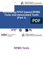 Session 4.1 Reviewing PPST-based RPMS Tools and Associated Tools (Part 1)