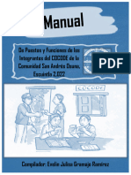 Manual de Puestos y Funciones de Los Integrantes Del COCODE de La Comunidad San Andres Osuna, Escuintla