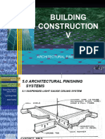 Building Construction - Architecture Finishing Systems