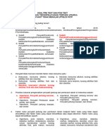 Soal Pre-Post Test Pandu