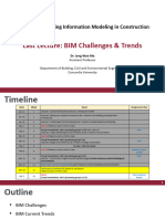 Lecture 8 - Last Lecture - BIM Challenges and Trends