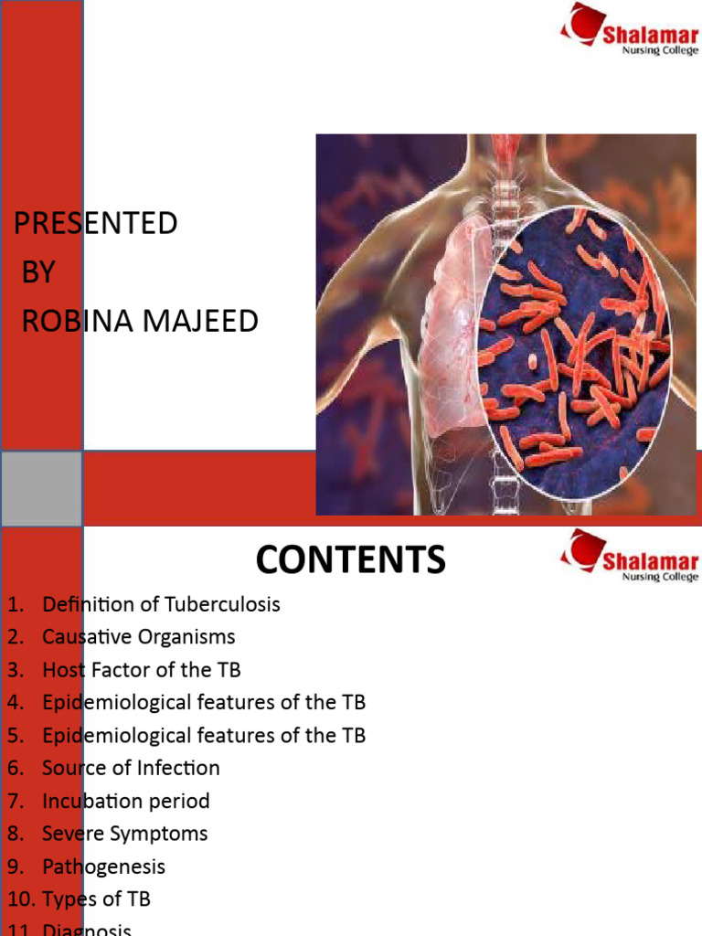 Tuberculosis Unit 1 Lecture 1 Pdf Tuberculosis Infection