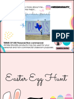 Easter Egg Hunt Recording Sheet