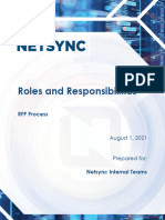 RFP Process - Roles and Responsibilities