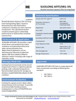 SUOLONG AR-AFFF1x3 ISO Approval Foam