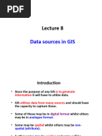 Lecture 8 Data Sources in GIS