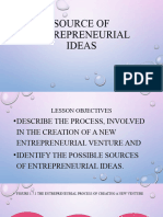 3.entrep - Source of Entrepreneurial Ideas