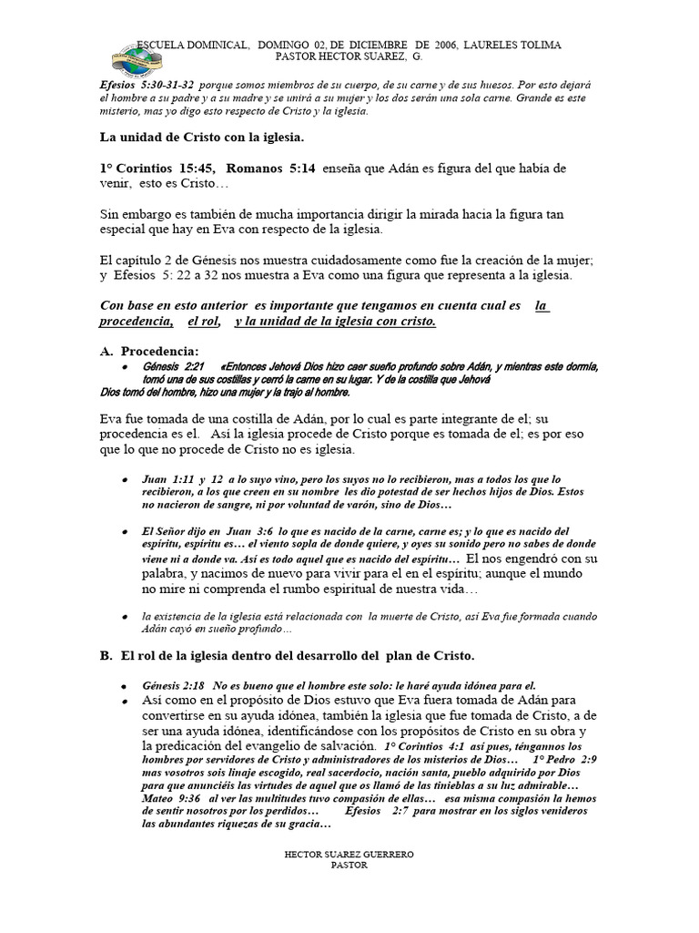 LA UNIDAD DE CRISTO CON LA IGLESIA | PDF | Cristo (título) | Víspera