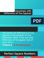 Math-L2 - Factoring The Difference of Two Squares