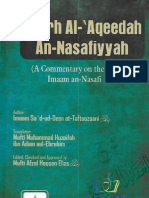 Sharh Al-`Aqeedah An-Nasafiyyah (A Commentary on the Creed of Imaam an-Nasafi)