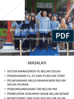 Analisa Situasi Sistem Manajemen Pkmpkc