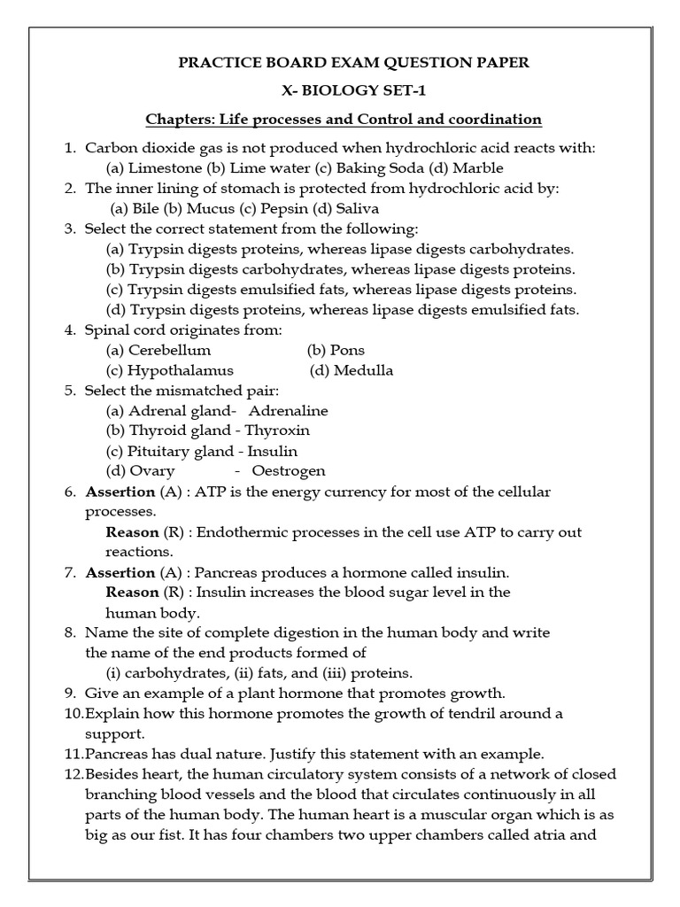 BIOLOGY NATIONAL EXAMINATION 2023 QUESTIONS AND ANSWERS PDF visual data 2