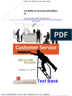 Customer Service Skills For Success 6th Edition Lucas Test Bank Full Download