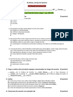 Os Maias - O Passeio Final de Carlos e Ega - Ficha VIII