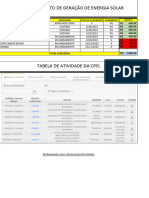 Controle de Projeto Solar