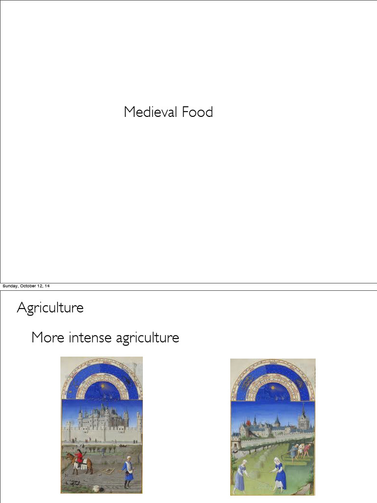 Medieval Food PDF Breads Spice