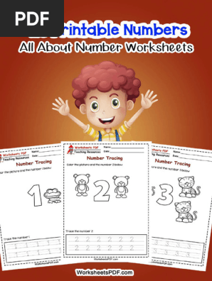 15 Printable Numbers All About Number Worksheets