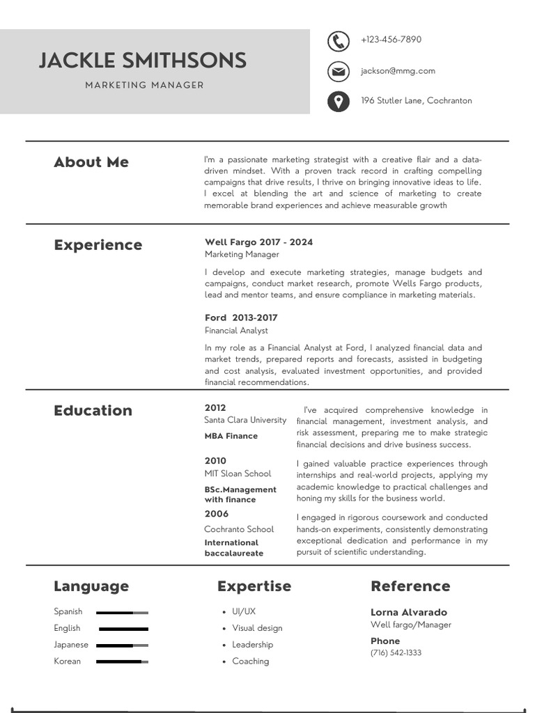 Abu Abu Minimalist Resume PDF - 1718783069
