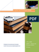 UFCD - 10352 - Recursos e Execuções em Processo Penal - Índice