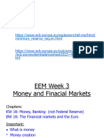 EE Macro 2023 - Week 3 - Money and Financial Markets - Presentation