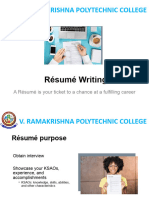 Resume Writing