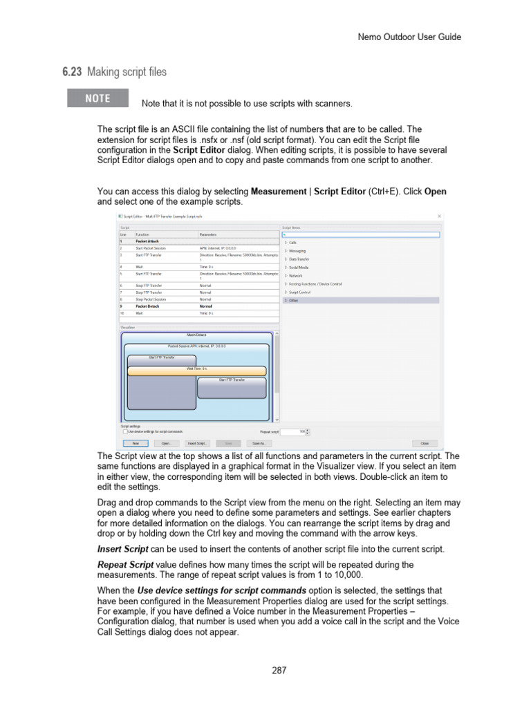 Nemo Outdoor Script File Management | PDF | Computer File | File ...