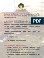 Altavista Chalés - Tarifário R4