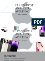 Pest and Swot Analysis Apple Inc Group 3