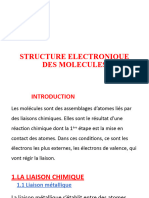 Structure Electronique Des Molecules