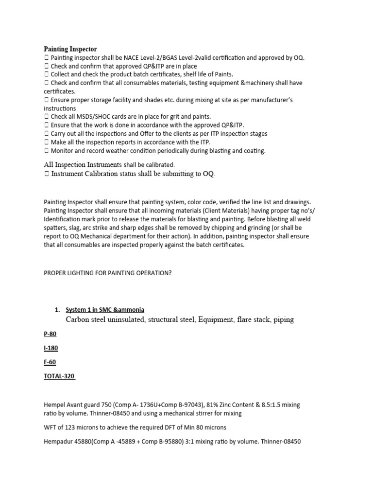 Painting Inspector PDF Paint Structural Steel
