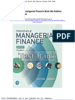 Principles of Managerial Finance Brief 8th Edition Zutter Test Bank Full Download