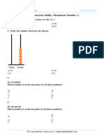 Worksheet Numeric Harsha