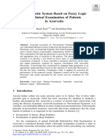 A Diagnostic System Based On Fuzzy Logic For Clinical Examination of Patients in Ayurveda