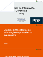 Aula 03 - Sistemas de Informação Gerenciais - O Papel Dos Sistemas de Informação No Ambiente de Negócios