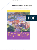 Psychology 9th Edition Test Bank David G Myers Full Download